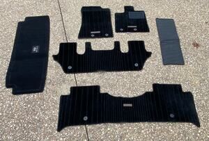 25 INFINITI QX80 FLOOR MAT SET BLACK 6 Piece